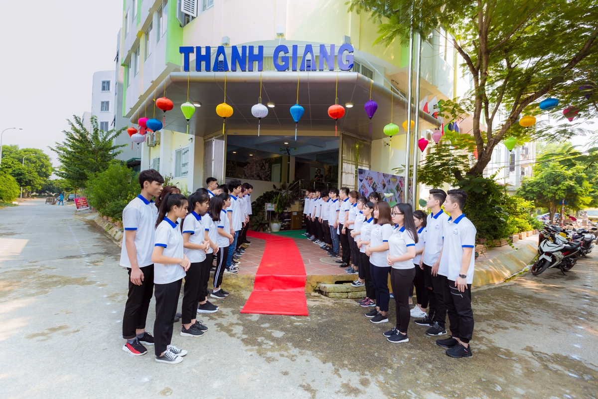 Welcome Ceremony at Thanh Giang